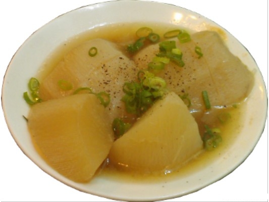 Boiled White Radish