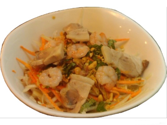 Vietnamese Papaya Salad With Pork & Shirmps