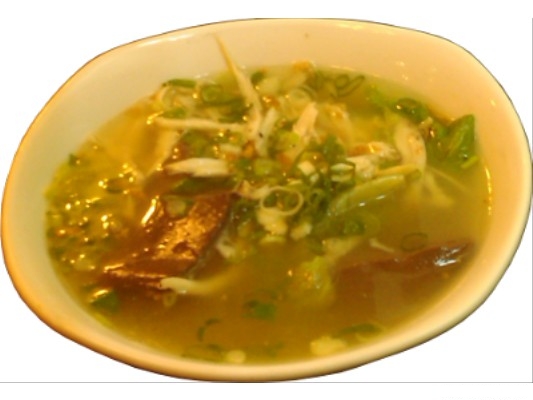 Vietnamese Duck Blood Chicken Soup